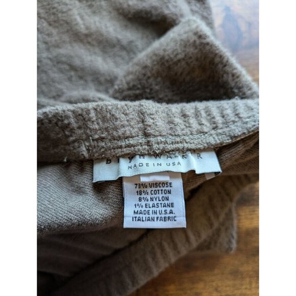 Bryn Walker Terry Fleece Pull On Wide Leg Crop Pant Medium Culotte Bohemian Boho - Picture 5 of 8